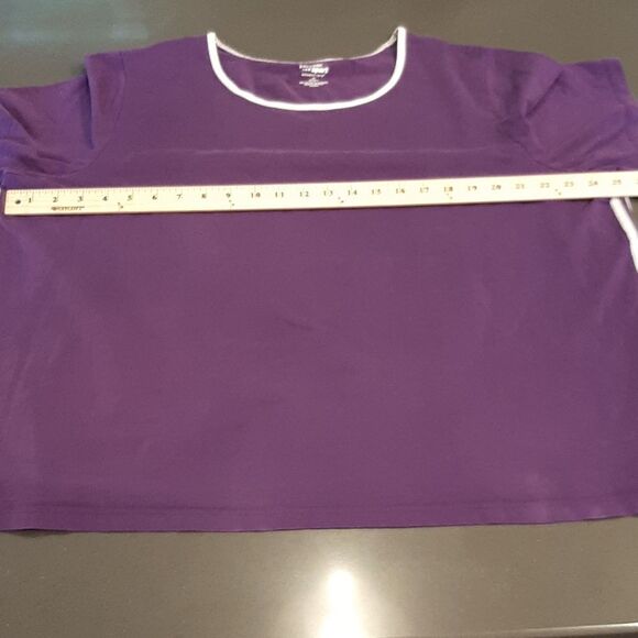 Liz & Me Sport 2X (22-24W) Purple Tee - Picture 7 of 8